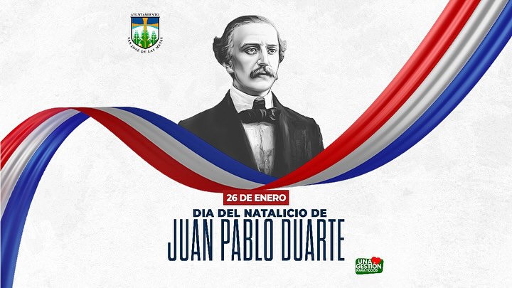 Conmemoración del 211 Aniversario de Juan Pablo Duarte junto a la Alcaldía Municipal y el Distrito Educativo 08 01.