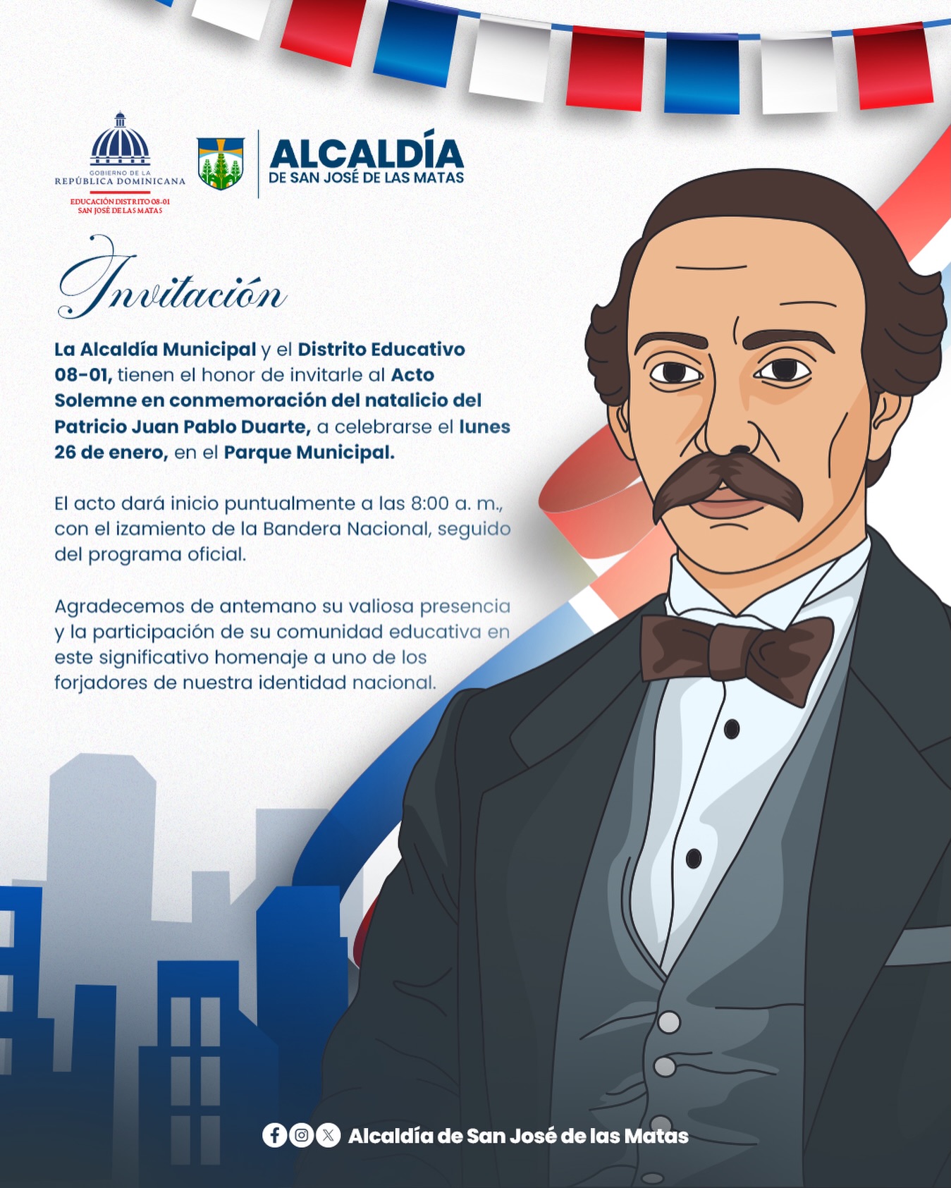 Honor a quien Honor Merece: Natalicio de Juan Pablo Duarte