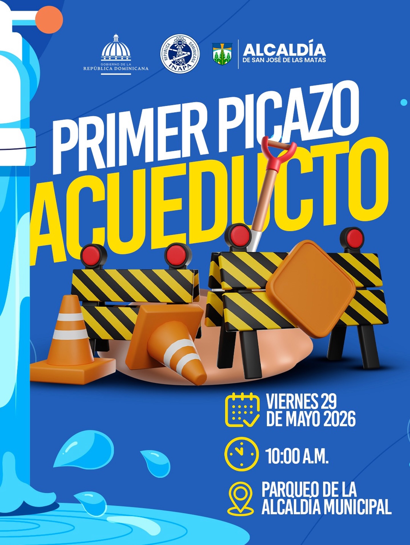 Primer Picazo para el Nuevo Acueducto de Sajoma